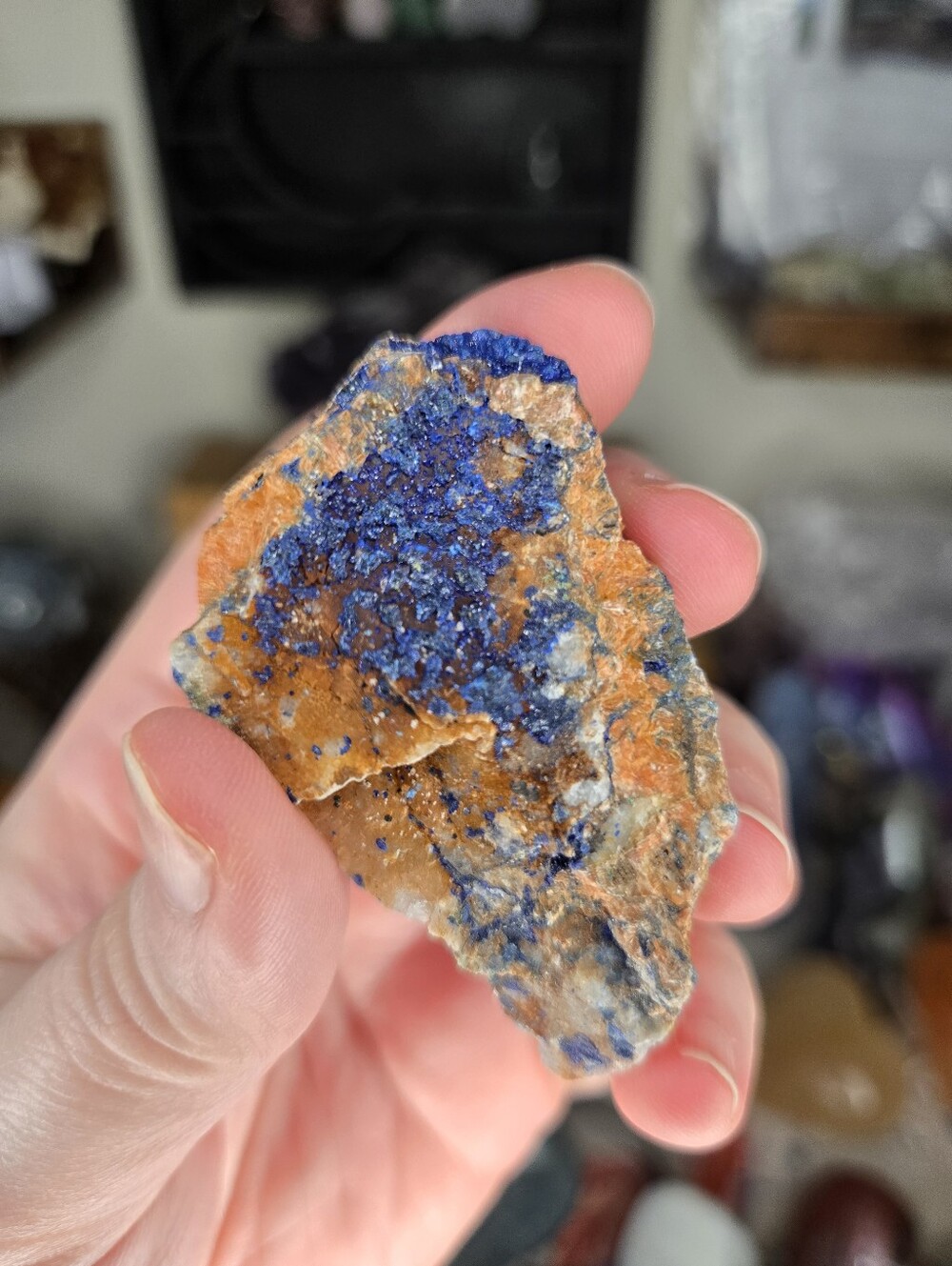 Azuritr Crystal Specimen